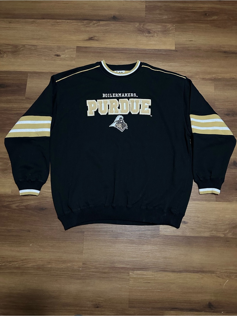 Vintage Purdue Boilermakers Lee Sports Sweatshirt Embroidered Size XXL